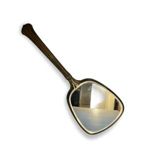 Vintage Brass & Gold Hand Held Dresser mirror